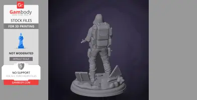 Skif - S.T.A.L.K.E.R. 2: Heart of - Character Figure STL