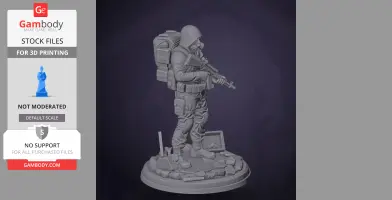 Skif - S.T.A.L.K.E.R. 2: Heart of - Character Figure STL