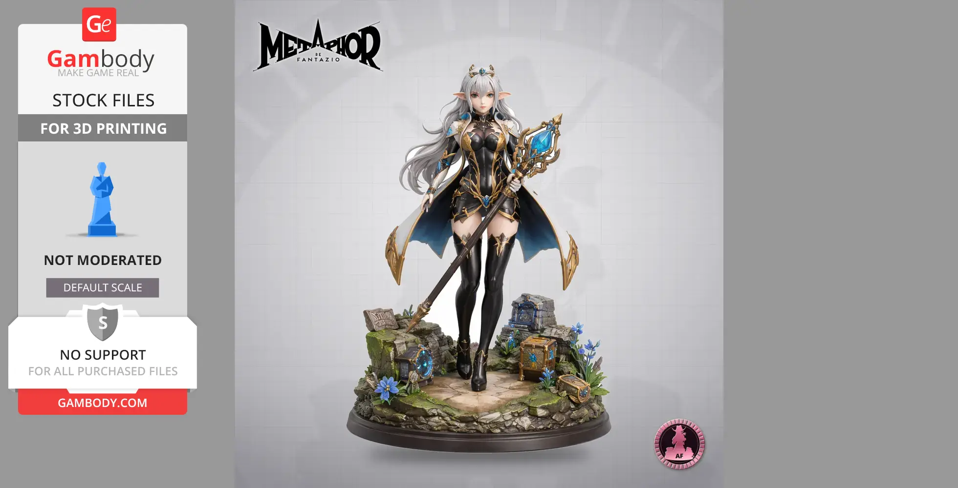 Eupha - Metaphor: ReFantazio - Character Figure STL