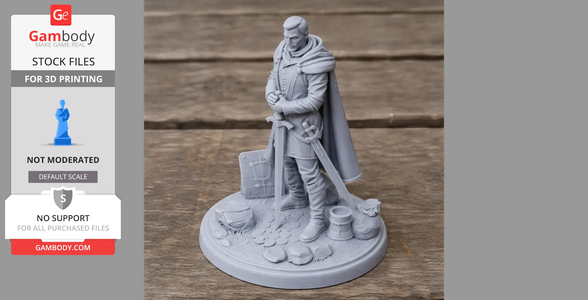Hans Capon Kingdom Come Deliverance - Character Figure STL