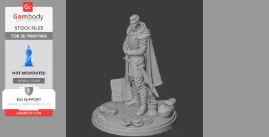 Hans Capon Kingdom Come Deliverance - Character Figure STL