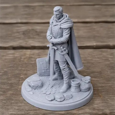 Hans Capon Kingdom Come Deliverance - Character Figure STL