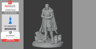 Hans Capon Kingdom Come Deliverance - Character Figure STL