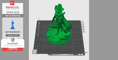 Queen - Deltarune - Character Figure STL