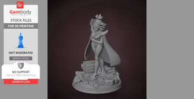 Queen - Deltarune - Character Figure STL