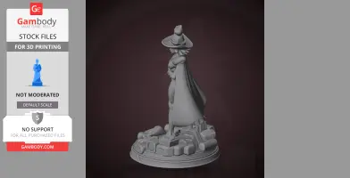 Queen - Deltarune - Character Figure STL