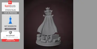 Queen - Deltarune - Character Figure STL