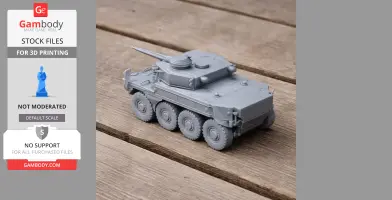 Armored car (military) - Tank Model STL