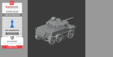 Armored car (military) - Tank Model STL