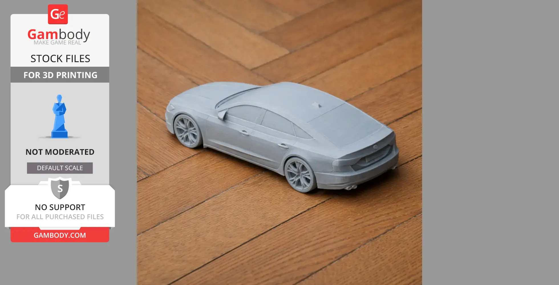 Audi A7 - Scale Vehicle STL