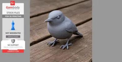 Bahama nuthatch - Prehistoric Animal STL
