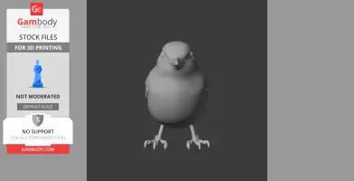 Bahama nuthatch - Prehistoric Animal STL