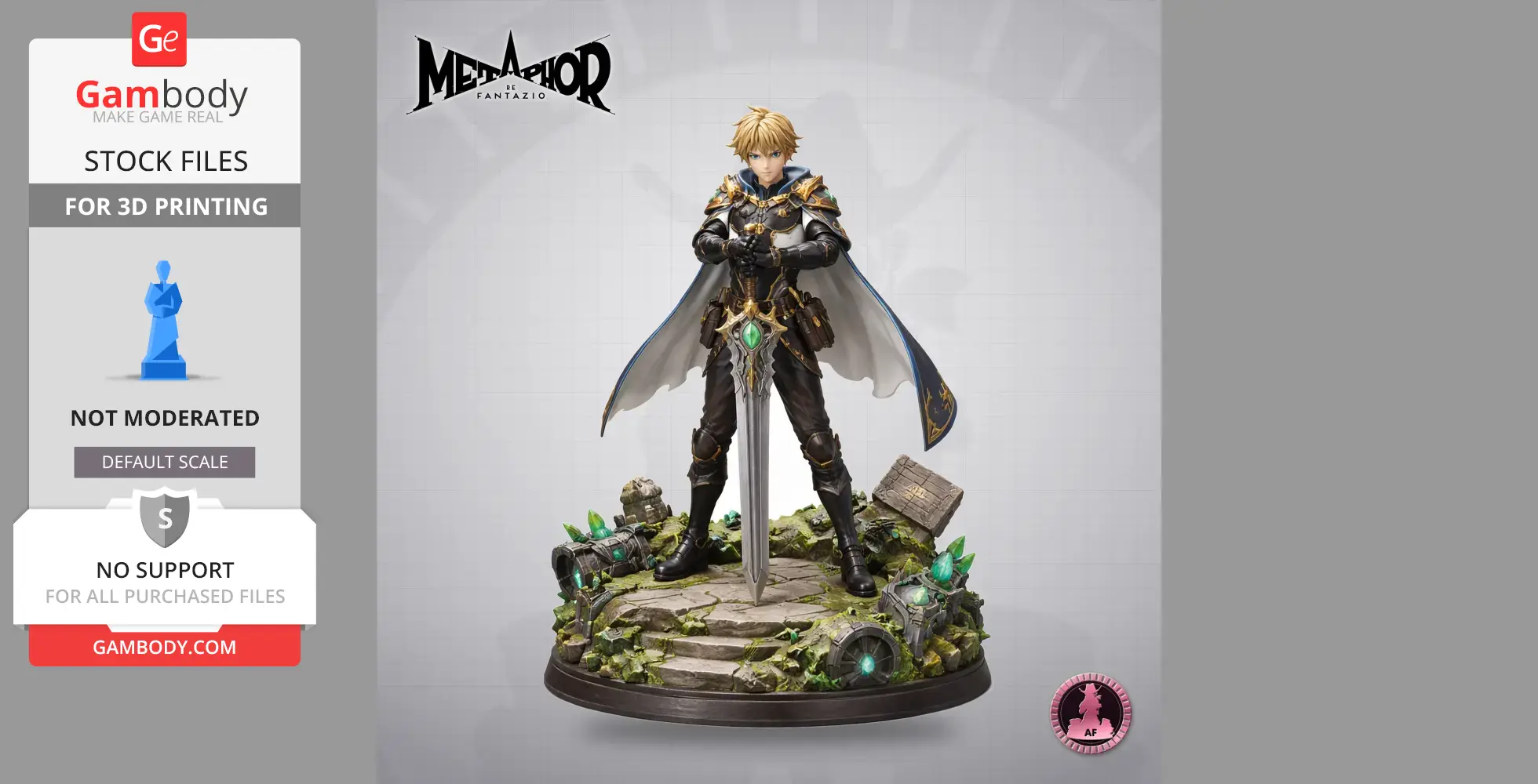 Forden - Metaphor: ReFantazio - Character Figure STL