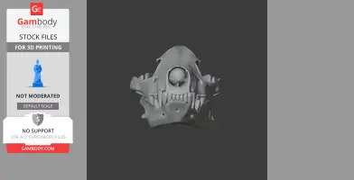 Spotted Hyena Skull - Skull Replica STL