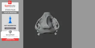 Spotted Hyena Skull - Skull Replica STL