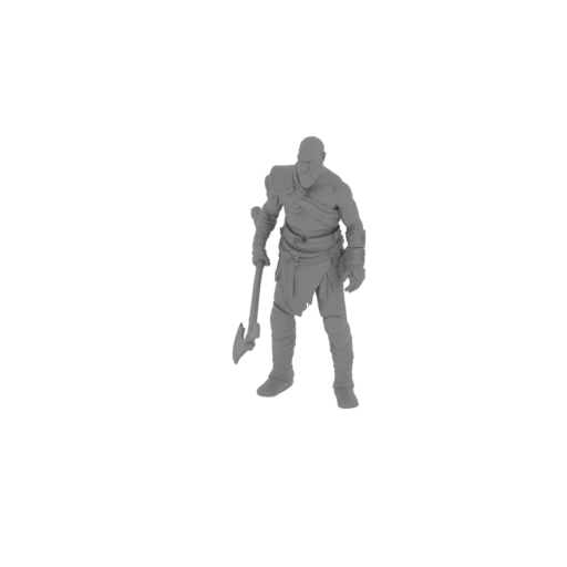Kratos God of War.stl