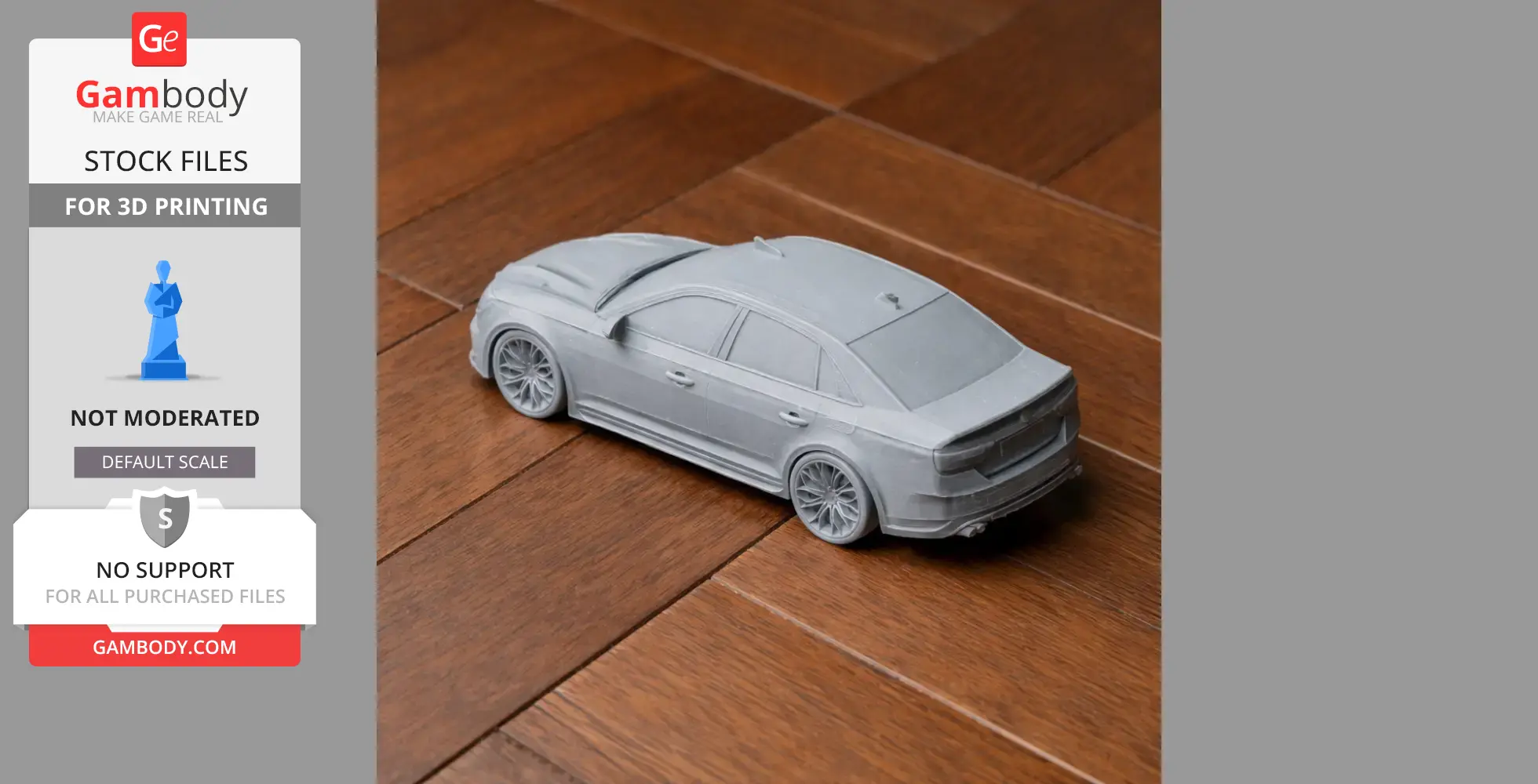 Audi S4 - Scale Vehicle STL