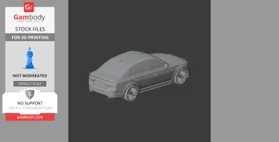 Audi S4 - Scale Vehicle STL