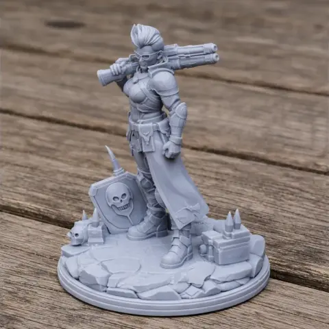 Harlowe Borderlands 4 - Character Figure STL