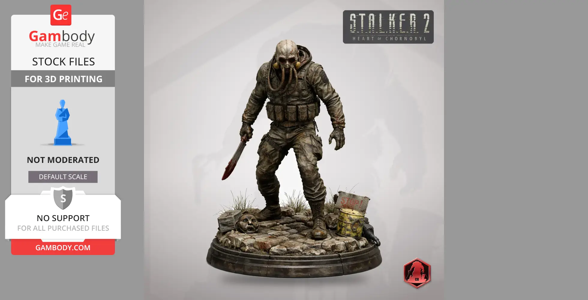 Snork - S.T.A.L.K.E.R. 2: Heart of - Character Figure STL