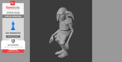 Kreacher Harry Potter Figurine - Character Figure STL