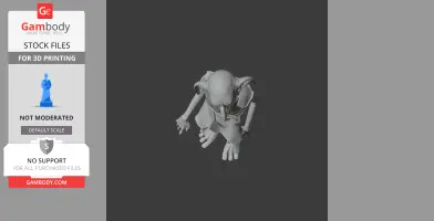 Kreacher Harry Potter Figurine - Character Figure STL