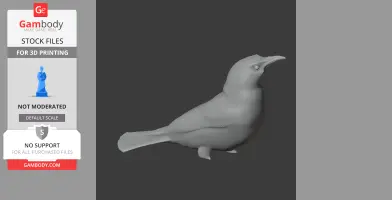 Bahama oriole - Prehistoric Animal STL