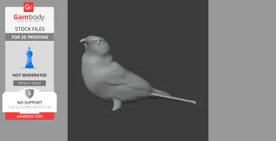 Bahama oriole - Prehistoric Animal STL