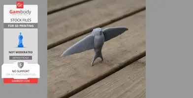 Bahama swallow - Prehistoric Animal STL