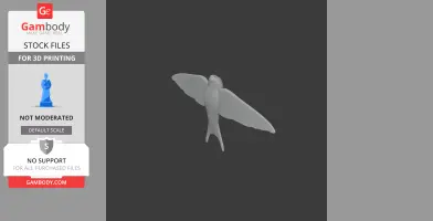 Bahama swallow - Prehistoric Animal STL