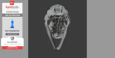Spotted-tailed Quoll Skull - Skull Replica STL