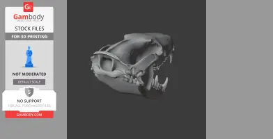 Spotted-tailed Quoll Skull - Skull Replica STL