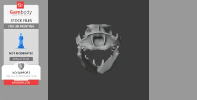 Spotted-tailed Quoll Skull - Skull Replica STL