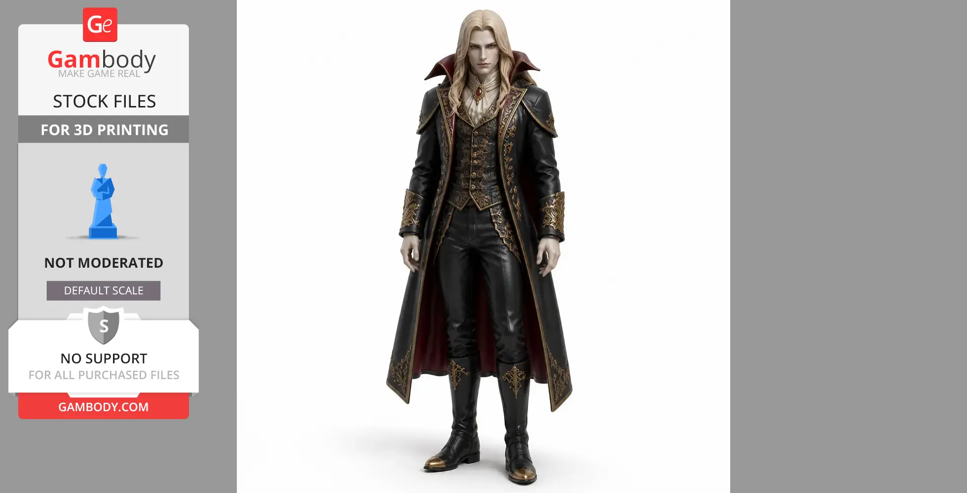 Krochi Freetto - Vampire Survivors - Character Figure STL