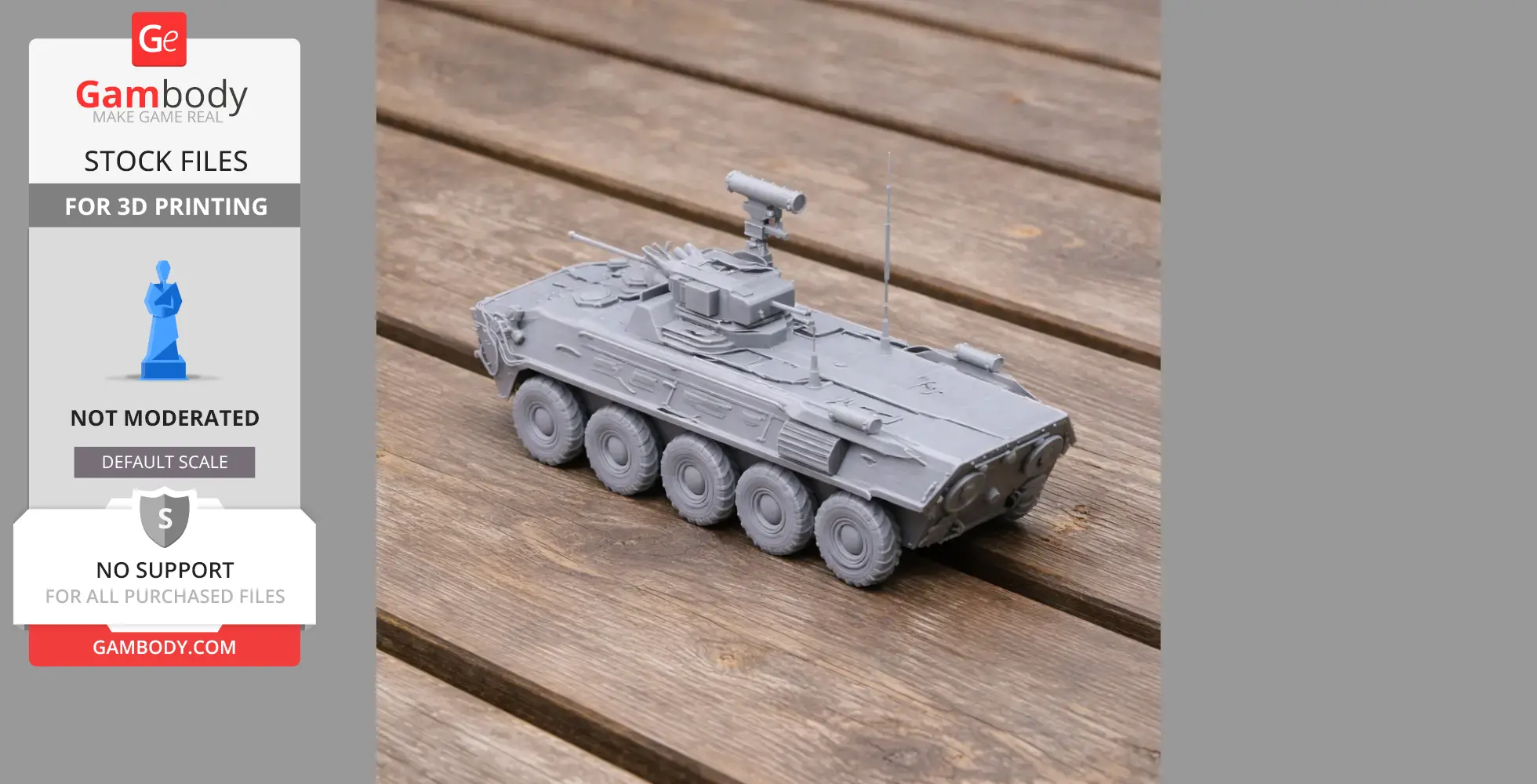 BTR-82A tank - Tank Model STL