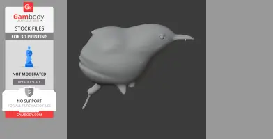 Bahama warbler - Prehistoric Animal STL