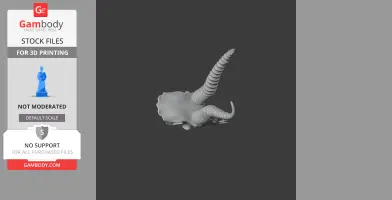 Springbok Skull - Skull Replica STL