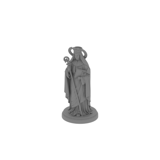 Saint Anstrudis - Devotional Statue.stl