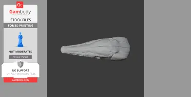 Spotted Gar Skull - Skull Replica STL