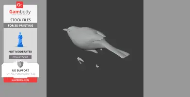 Bahama yellowthroat - Prehistoric Animal STL