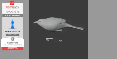 Bahama yellowthroat - Prehistoric Animal STL
