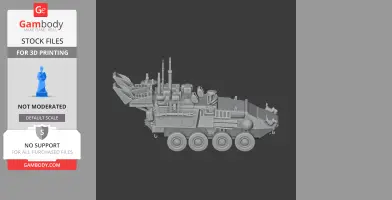 Chemical Reconnaissance Vehicle - Tank Model STL