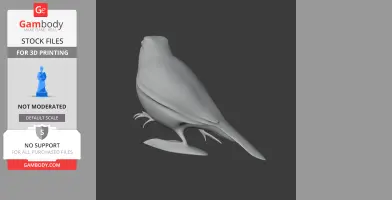 Bahia antwren - Prehistoric Animal STL