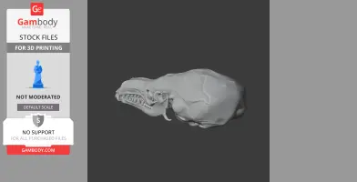 Star-nosed Mole Skull - Skull Replica STL