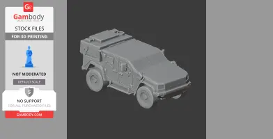 Combat Tactical Vehicle (Technology - Tank Model STL
