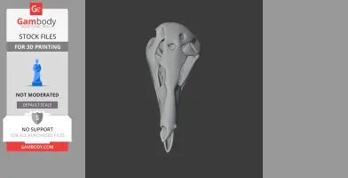 Stenonychosaurus Skull - Skull Replica STL