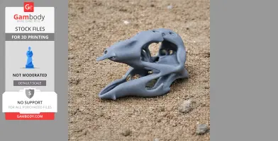 Stenonychosaurus Skull - Skull Replica STL
