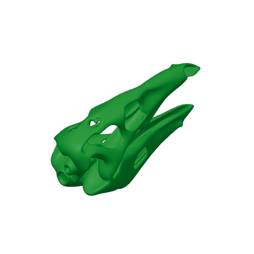 Stenonychosaurus Skull.3mf