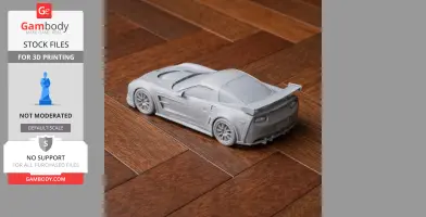Chevrolet Corvette (C6) - Scale Vehicle STL