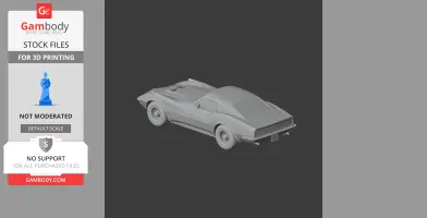Chevrolet Corvette C3 - Scale Vehicle STL